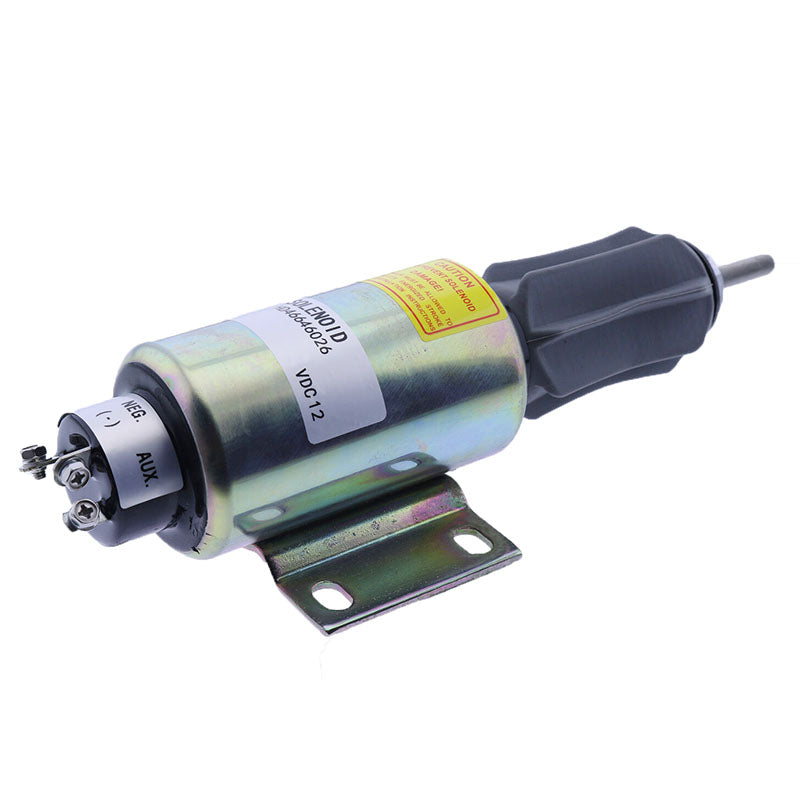 Aftermarket Woodward 2370-12E2U1B5A 2300-1501 12V Throttle Solenoid for Horbart Generator JetEx-5D