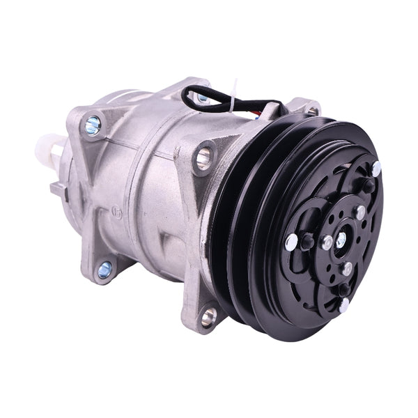 Aftermarket Seltec TM-13HD 135mm 2 Groove 12V A/C Compressor WR28164 140614 241310 137838 102-574 for Tractor Windrower Telehandler Loader Sprayer
