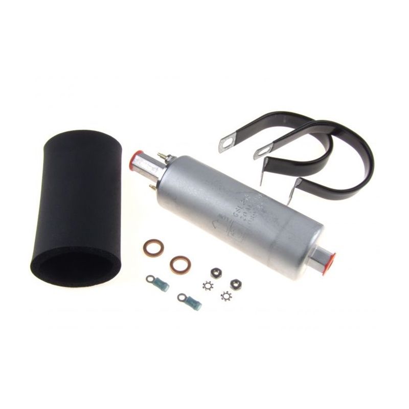 Aftermarket Walbro GSL394 190LPH 500 HP Inline High Pressure Fuel Pump with Install Kit for Engine ATV UTV