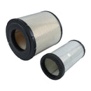 Air Filter Kit RE596317 RE596318 for John Deere Engine 6090 Tractor 8R230 8R-2704 8R280 8R340 8RT340 8RT410 8RX310 8RX410