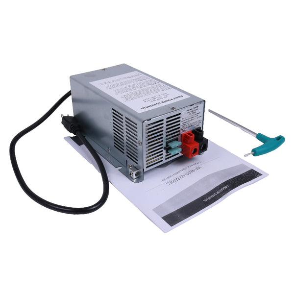 Aftermarket WFCO WF-9855 Amp Deck Mount Power Converter Charger Corded RV Trailer Camper