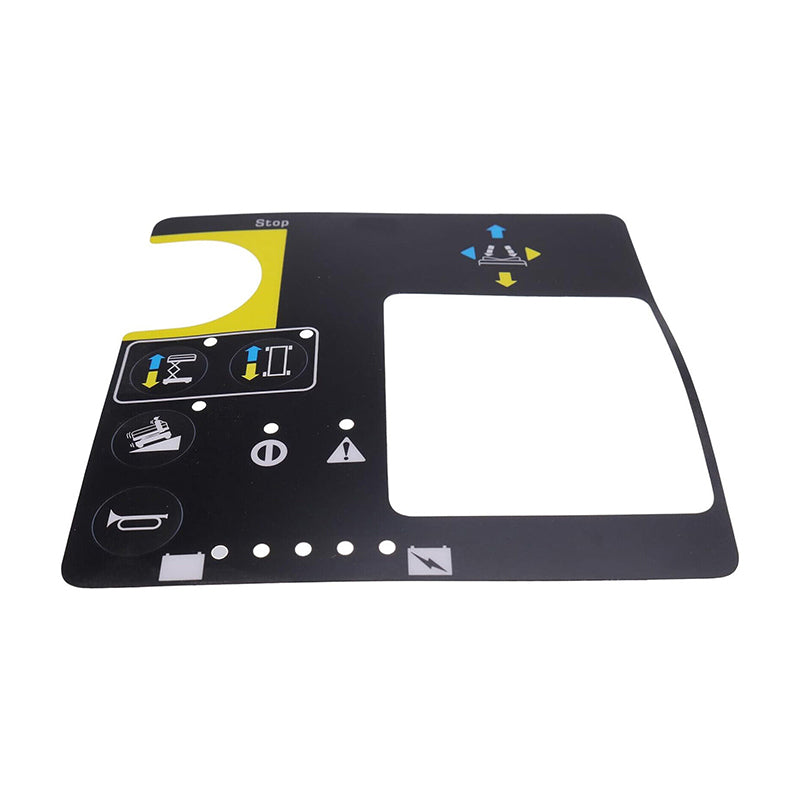 Control Box Overlay Decal 78673 78673GT for Genie Scissor Lift GS-1530 GS-1532 GS-1930 GS-1932 GS-2032 GS-2046 GS-2632 GS-2646 GS-3246