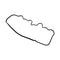 Cylinder Head Cover Gasket 1C010-14520 for Kubota Engine V3600 V3800 Tractor M6800DT M6800SDT M8200DT