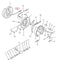 Emergency Brake Cable 3EB-30-11231 for Komatsu Forklift FD20-11 FD25-11 FD30H-11 FG20-11 FG28-11 FG25-11 FG30-11