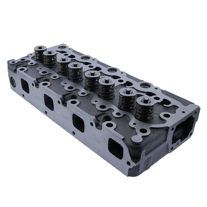 Engine V2403 V2403-M Complete Cylinder Head With Valves and Springs for Kubota