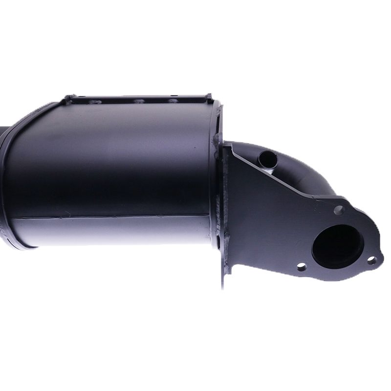 Exhaust Box Silencer Muffler 128H2997 for JCB 3C 3CX 3D 3DX 4C 4CN 4CX Backhoe Loader
