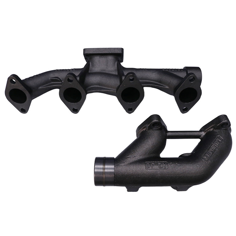 Exhaust Manifold Long 3964070 + Short 3937477 for Cummins Engine 8.3 8.9 8.3C QSC ISC ISL QSL L8.9