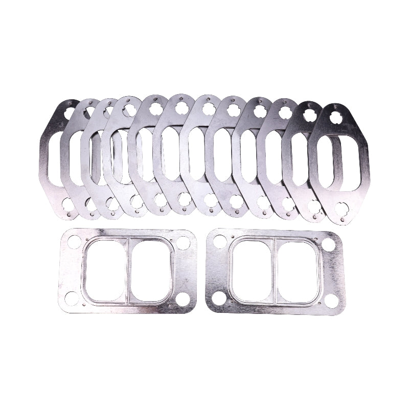 Exhaust Manifold Turbo Gasket Set for Cummins Engine 4BT 6BT 4B5.9 Hyundai Excavator R200W-7 R210LC-7 R220LC-7 R250LC-7