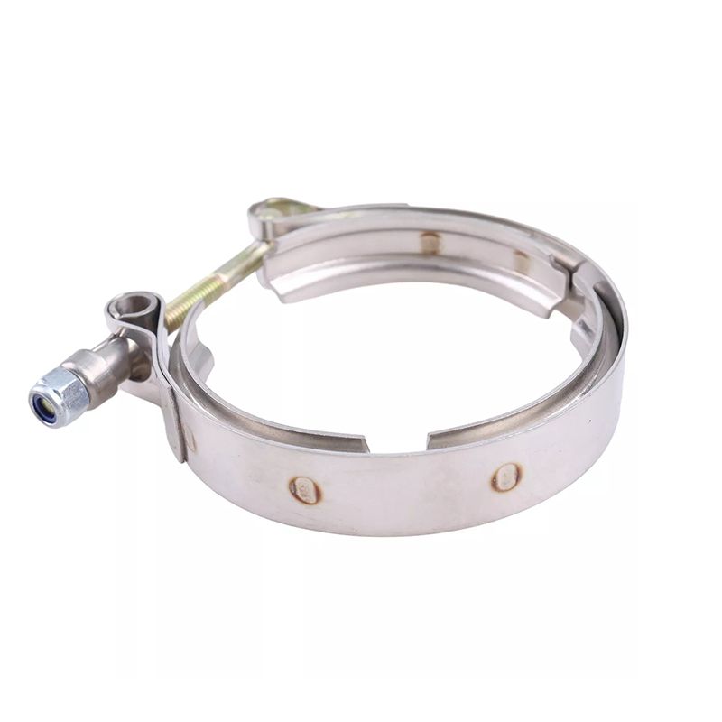 Exhaust Tube Turbo Outlet V Band Clamp 3903652 for Cummins Engine 4B3.9 6B5.9 6BT 5.9 89-02 Dodge Ram 2500 3500