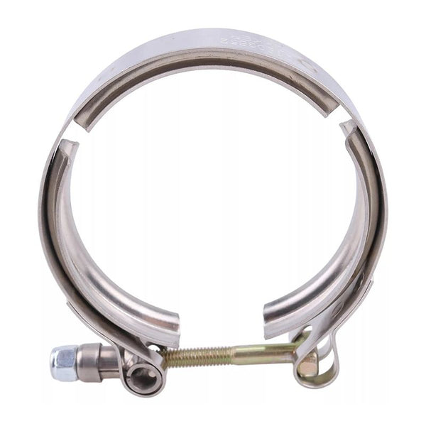 Exhaust Tube Turbo Outlet V Band Clamp 3903652 for Cummins Engine 4B3.9 6B5.9 6BT 5.9 89-02 Dodge Ram 2500 3500