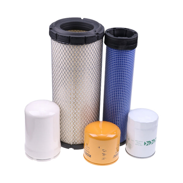 Filter Kit HH1C0-32430 HHTA0-59900 HHV00-51640 59800-26110 3A111-19130 for Kubota Loader SVL75-2 SVL75-2C SVL95-2S SVL95-2SC