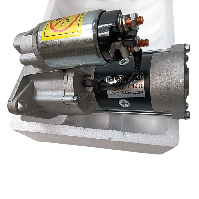 For Caterpillar Excavator CAT E70 E70B Mitsubishi Engine 4D31 4D32 Starter Motor 8S-9096 M2T64272 ME017004