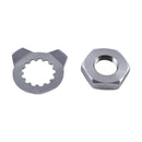Front Sprocket Lock Nut With Holder Washer 90215-21256-00 90179-18020-00 for Yamaha ATV Raptor 660R 2001-2005