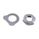Front Sprocket Lock Nut With Holder Washer 90215-21256-00 90179-18020-00 for Yamaha ATV Raptor 660R 2001-2005