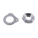 Front Sprocket Lock Nut With Holder Washer 90215-21256-00 90179-18020-00 for Yamaha ATV Raptor 660R 2001-2005