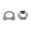 Front Sprocket Lock Nut With Holder Washer 90215-21256-00 90179-18020-00 for Yamaha ATV Raptor 660R 2001-2005