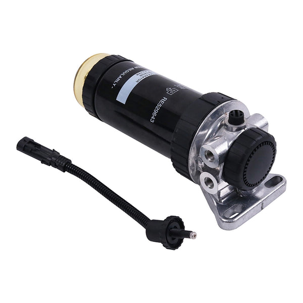 Fuel Filter Water Separator and Housing RE541922 RE529641 for John Deere Engine 3029 4045 6068 Excavator Tractor