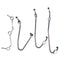 Fuel Injector Pipe Set 16231-53712 16231-53722 16231-53732 16261-42502 for Kubota Engine D905 D1005 D1105