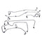 Fuel Line Kit 4P9381 4P9382 4P9383 4P9384 4P9385 4P9386 for Caterpillar CAT Engine 3306 Excavator 235C 330L E300B