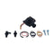 Fuel Pump with Fitting Kit AM133627 for John Deere LX173 GT225 LT133 LT155 LTR150 LX173 L110