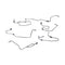 Fuel Supply Tube Kit 3944686 3944688 3944690 for Cummins Engine 6C8.3 B5.9 ISL9 QSC8.3 QSB6.7 QSL9
