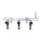 Fuel Rail Assembly AUC11700 for John Deere Utility Vehicle XUV825E XUV825M XUV835E XUV835M XUV835R