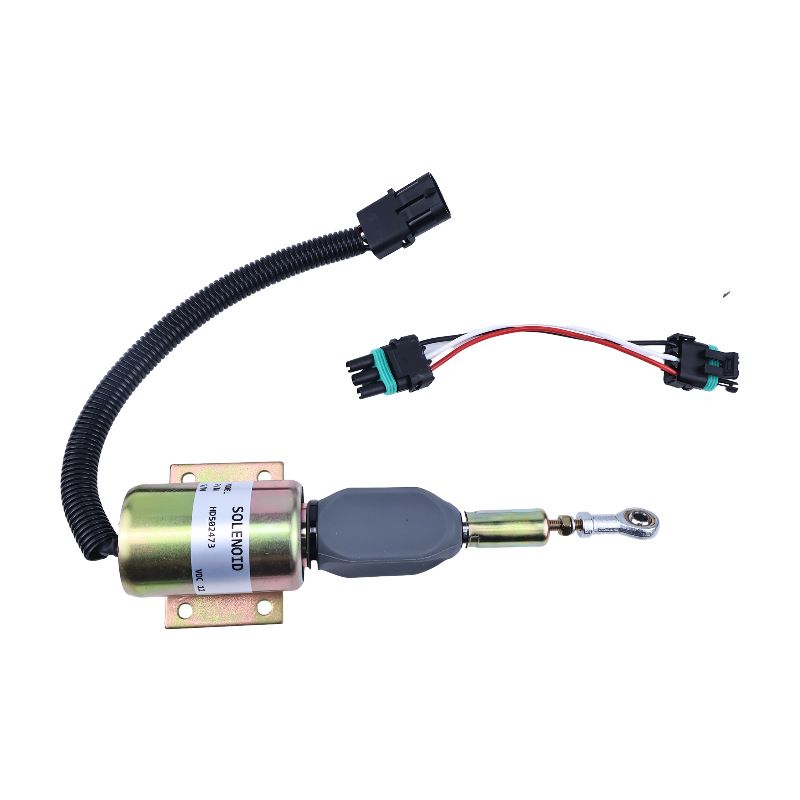 Fuel Shutoff Solenoid 3926411 SA-4257-12 RE502473 for Cummins 6CT Woodward John Deere