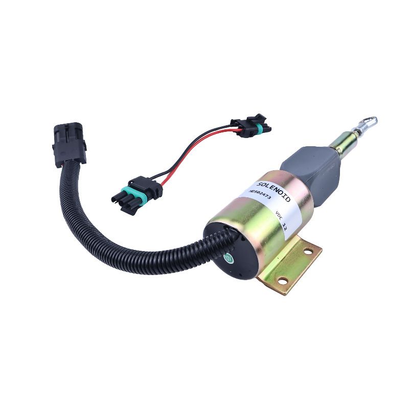 Fuel Shutoff Solenoid 3926411 SA-4257-12 RE502473 for Cummins 6CT Woodward John Deere