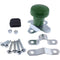 Green Steering Wheel Spinner Knob WSV121G with Rubber Sleeve Universal Fitment for John Deere Ford Case Tractors Woods Spinner and Many More (Adjustable Size)