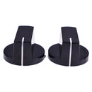 2 Pieces Heater Temp Control Switch Knob 6675177 for Bobcat 751 753 763 773 863 864 873 883 S175 S185 S205 S220 S595 T595 T630 E35 E25 329 E42 E55