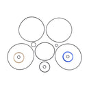 Hydraulic Drive Motor Seal Kit 6685070 for Bobcat Loader 751 753 763 773 S130 S150 S160 S175 S185 S205 S510