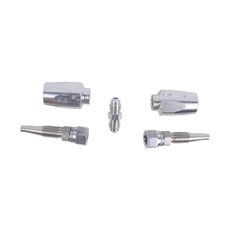 Hydraulic Hose Repair Kit 1/4 3/8 1/2 ID 2-Wire Hose Reusable Field Re ...