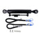 Hydraulic Top Link Cat. 2-2 with Locking Block 22 3/8" - 33 1/2 with 2 Pieces Hose 2-Way Check Valve Cylinder for Tractor Excavator