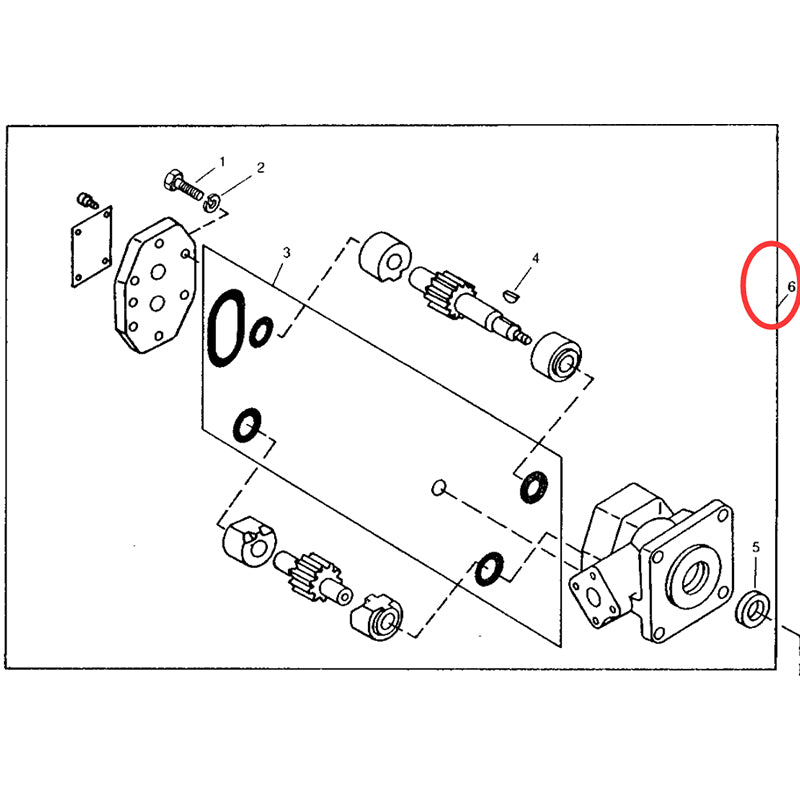 Ch11272 Hydraulic Pump CH11272 for John Deere Tractor 1050 850 950 ...