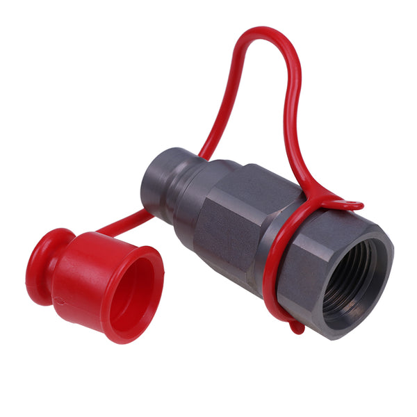 Hydraulic Quick-Connect Coupler KV14218 for John Deere Engine 3029 4024 Loader 240 250 260 270 280 315 317 320 325 328 332 318D 323D 326D 329D 333D CT322&nbsp;