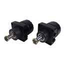 2 Pieces Hydraulic Motor Kit 112-8357 112-8358 for Exmark LXS25KD665 LXS29LKA725 LZDS902K605 Toro 72264TE 72265TE 72266 74253 74254 74264