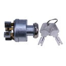 Ignition Switch With 2 Keys 2394129 1723186 4292483 4966572 108066 for Clark C20CLC232L C25CLC232L Kalmar AC C30AX C40BX P30AX P50BX Crown SC FC Series Forklift