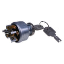 Ignition Switch With 2 Keys 2394129 1723186 4292483 4966572 108066 for Clark C20CLC232L C25CLC232L Kalmar AC C30AX C40BX P30AX P50BX Crown SC FC Series Forklift
