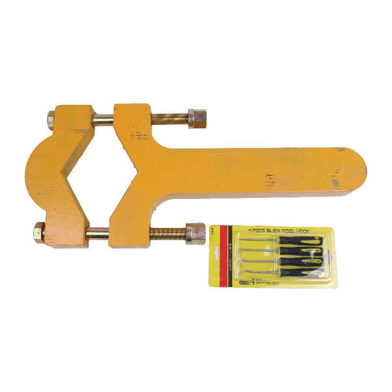 Large Cylinder Seal Kit Remove Wrench Max Length 610mm for 24T-65T Excavators John Deere Hitachi Komatsu CAT Volvo