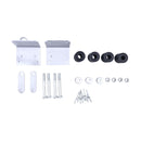 Lower Roller Bracket Kit Bundle With Hardware 13-03593 for Peterbilt 379 Trucks Driver and Passenger Side