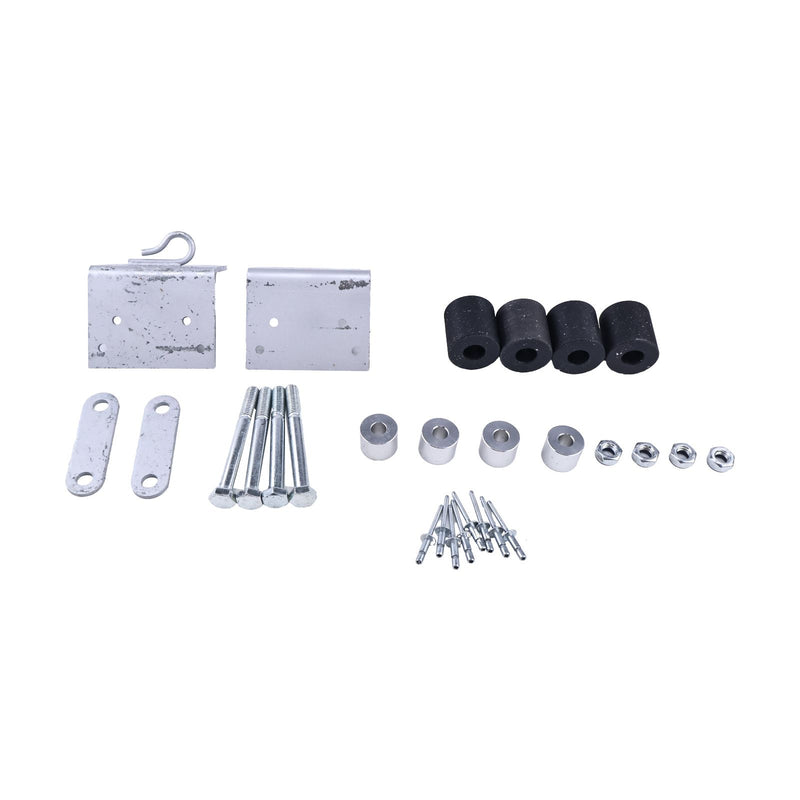 Lower Roller Bracket Kit Bundle With Hardware 13-03593 for Peterbilt 379 Trucks Driver and Passenger Side