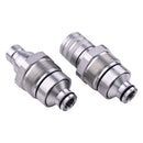 Male & Female Flat Face Coupler Kit 47396760 47396761 for CASE Compact Track & Skid Steer Loader SR130 SR150 SR175 SR210 SR250 TR270 TR320 TV380
