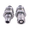 Male & Female Flat Face Coupler Kit 47396760 47396761 for CASE Compact Track & Skid Steer Loader SR130 SR150 SR175 SR210 SR250 TR270 TR320 TV380