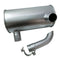 Muffler Silencer 6271-11-5210 for Komatsu Engine SAA4D95LE-5A Excavator PC118MR-8 PW118MR-8 PC138US-8 PC138USLC-8