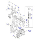 Nozzle YM129902-53050 for Komatsu Excavator PC75-1 PC75R-2 PC75R-2HD PW75-1 PW75R-2 Wheel Loader WA75-3