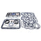 D750 Full Overhaul Head Gasket Kit 6668691 6630548 6630549 for Kubota Engine Bobcat Excavator 320 220 Skid Steer Loader 453 443