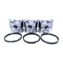 Piston & Piston Ring Set STD 76mm for Kubota D1005 Engine