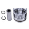 Piston Set 16060-21114 for Kubota Engine V1505 D1105 Tractor B2410HSD B2620HSD B3000HSDC B7610HSD Excavator KX71-3 U25S ZD28