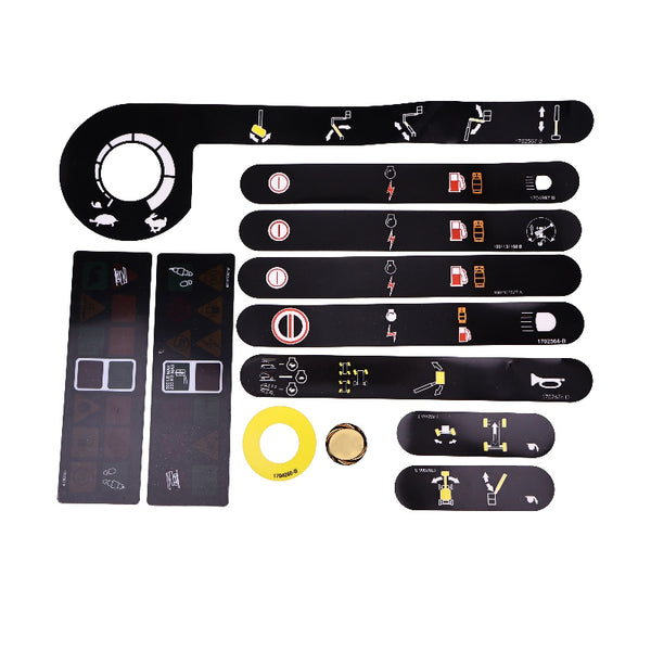 Platform Console Decal Kit 1001119562 for JLG Telescopic Boom Lift 600S 600SJ 660SJ