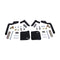 RH LH Bobtach Handle Wedge Rebuild Kit 6563106 6563107 6565189 6565190 for Bobcat Skid Steer Loader 741 742 743 843